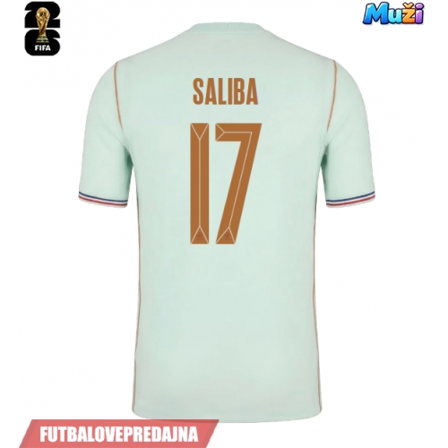 Lacne Muži Futbalové dres Francúzsko William Saliba #17 MS 2026 Krátky Rukáv - Preč